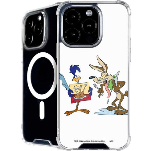 Looney Tunes Road Runner Wile E Coyote Food iPhone 16 Pro Max MagSafe Case