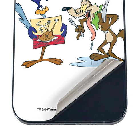 Looney Tunes Road Runner Wile E Coyote Food iPhone 16 Skin