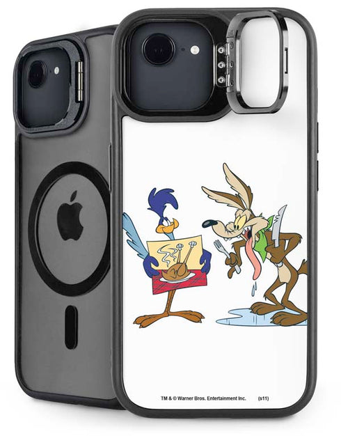 Looney Tunes Road Runner Wile E Coyote Food iPhone 16e Kickstand Case