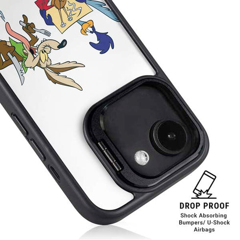 Looney Tunes Road Runner Wile E Coyote Food iPhone 16e Kickstand Case
