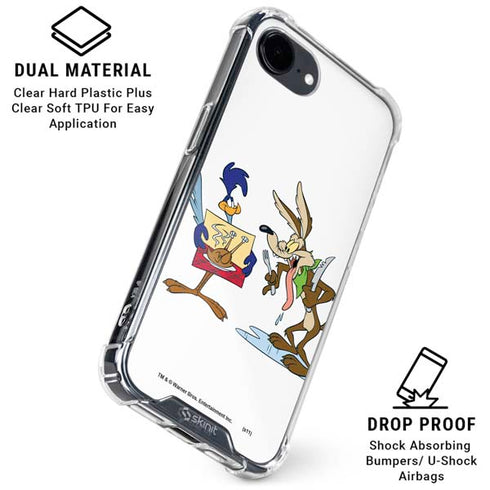 Looney Tunes Road Runner Wile E Coyote Food iPhone 16e Clear Case