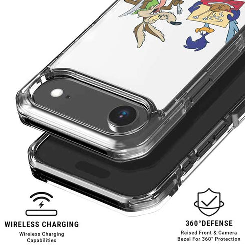 Looney Tunes Road Runner Wile E Coyote Food iPhone 17 Air Clear Case