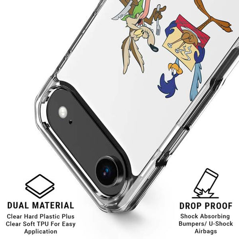 Looney Tunes Road Runner Wile E Coyote Food iPhone 17 Air MagSafe Case