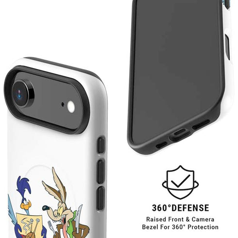 Looney Tunes Road Runner Wile E Coyote Food iPhone 17 Air Magsafe Impact Case