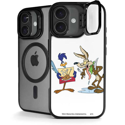 Looney Tunes Road Runner Wile E Coyote Food iPhone 17 Kickstand Case