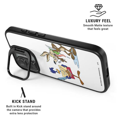 Looney Tunes Road Runner Wile E Coyote Food iPhone 17 Kickstand Case