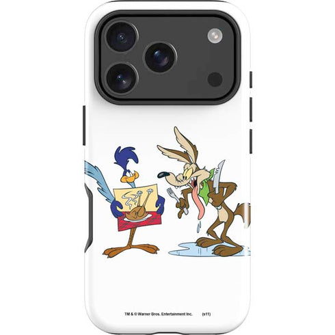 Looney Tunes Road Runner Wile E Coyote Food iPhone 17 Pro Impact Case