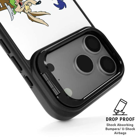 Looney Tunes Road Runner Wile E Coyote Food iPhone 17 Pro Kickstand Case