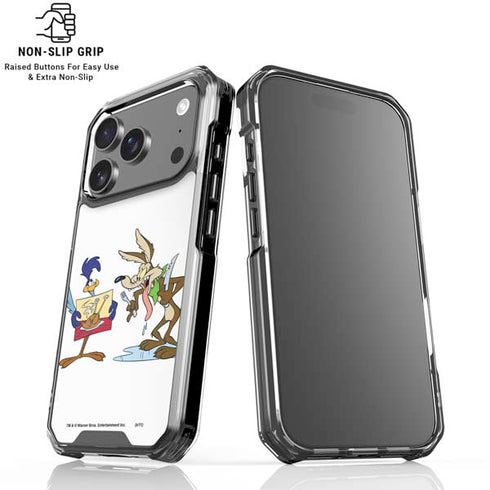 Looney Tunes Road Runner Wile E Coyote Food iPhone 17 Pro Max Clear Case