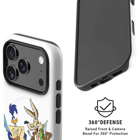 Looney Tunes Road Runner Wile E Coyote Food iPhone 17 Pro Max Magsafe Impact Case