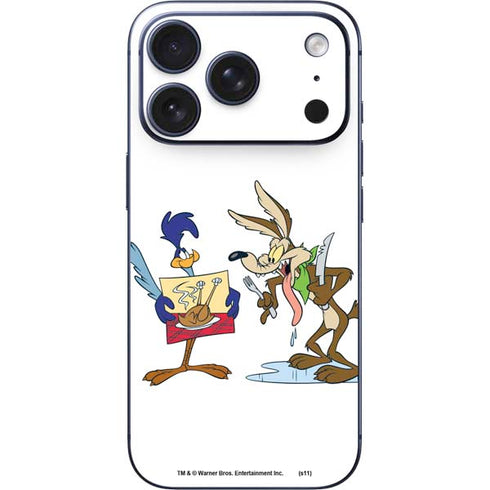 Looney Tunes Road Runner Wile E Coyote Food iPhone 17 Pro Skin