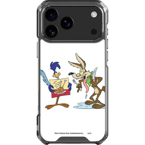 Looney Tunes Road Runner Wile E Coyote Food iPhone 18 Pro Max Clear Case