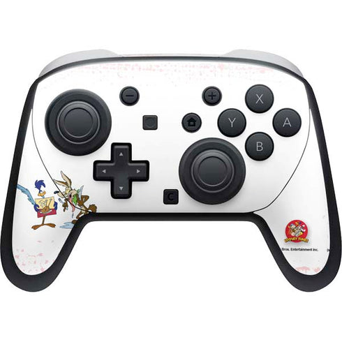 Looney Tunes Road Runner Wile E Coyote Food Nintendo Switch 2 (2025) Pro Controller Skin