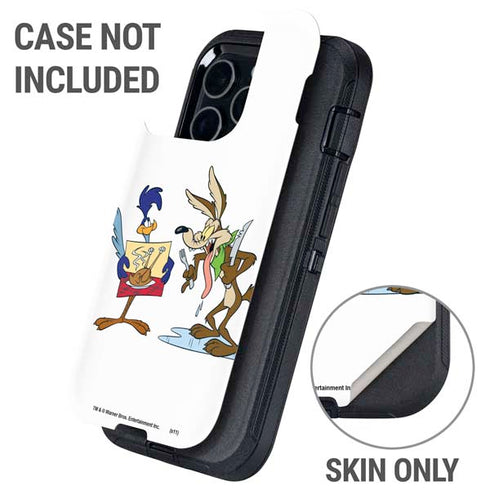 Looney Tunes Road Runner Wile E Coyote Food Otterbox Defender iPhone Skin