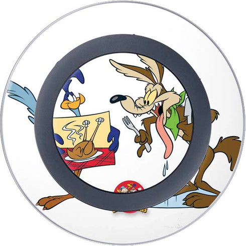 Looney Tunes Road Runner Wile E Coyote Food Wireless Charger Skin