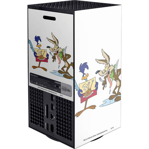 Looney Tunes Road Runner Wile E Coyote Food XBox Series X Digital Edition Console Skin