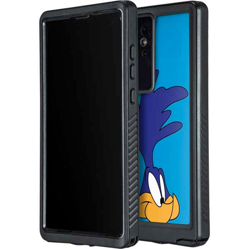 Looney Tunes Road Runner Zoomed In Galaxy S24 Ultra Waterproof Case