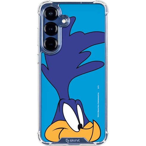 Looney Tunes Road Runner Zoomed In Galaxy S25 Clear Case