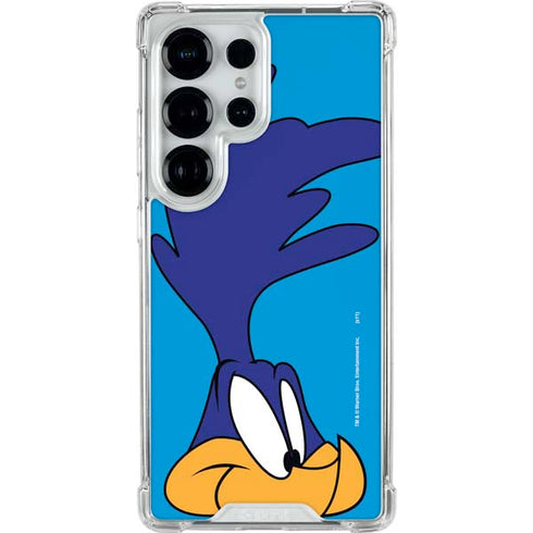 Looney Tunes Road Runner Zoomed In Galaxy S25 Ultra Clear Case