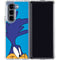 Looney Tunes Road Runner Zoomed In Galaxy Z Fold5 5G Clear Case