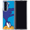 Looney Tunes Road Runner Zoomed In Galaxy Z Fold6 Clear Case