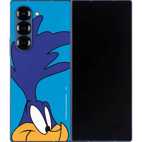 Looney Tunes Road Runner Zoomed In Galaxy Z Fold6 Skin