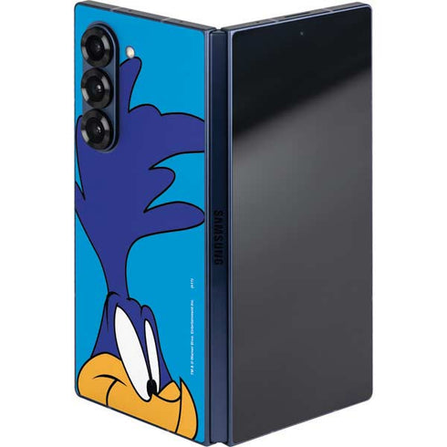Looney Tunes Road Runner Zoomed In Galaxy Z Fold6 Skin