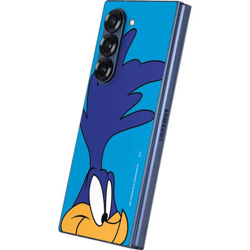 Looney Tunes Road Runner Zoomed In Galaxy Z Fold6 Skin