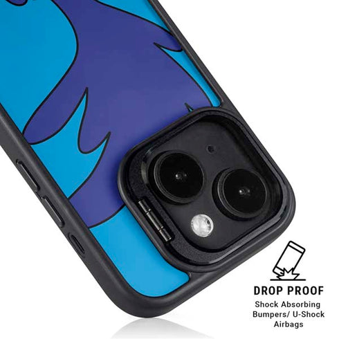 Looney Tunes Road Runner Zoomed In iPhone 14 Kickstand Case