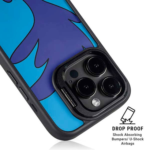 Looney Tunes Road Runner Zoomed In iPhone 14 Pro Max Kickstand Case
