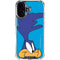 Looney Tunes Road Runner Zoomed In iPhone 16 Clear Case