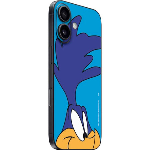 Looney Tunes Road Runner Zoomed In iPhone 16 Plus Skin