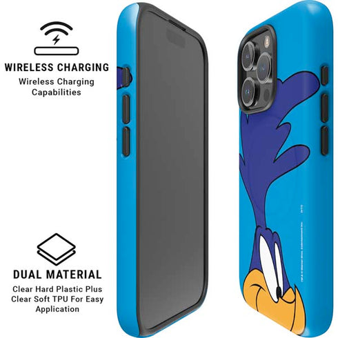 Looney Tunes Road Runner Zoomed In iPhone 16 Pro Magsafe Impact Case