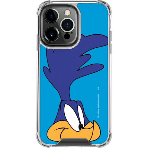 Looney Tunes Road Runner Zoomed In iPhone 16 Pro Max Clear Case