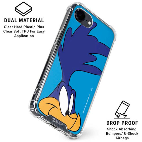 Looney Tunes Road Runner Zoomed In iPhone 16e Clear Case