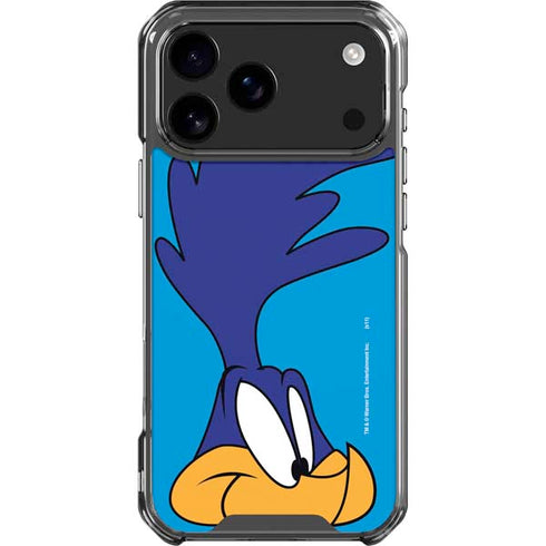 Looney Tunes Road Runner Zoomed In iPhone 18 Pro Max Clear Case