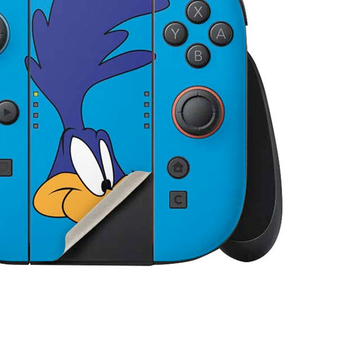 Looney Tunes Road Runner Zoomed In Nintendo Switch 2 (2025) Joy-Con Controller Skin