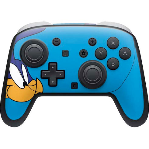 Looney Tunes Road Runner Zoomed In Nintendo Switch 2 (2025) Pro Controller Skin