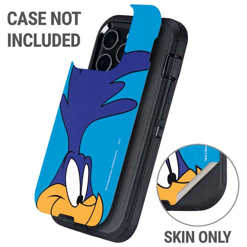 Looney Tunes Road Runner Zoomed In Otterbox Defender iPhone Skin