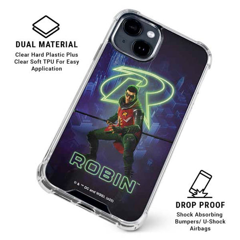 DC Comics Gotham Knights Robin iPhone 15 Clear Case