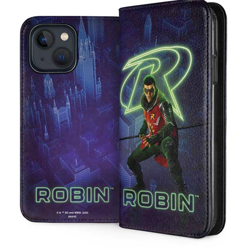 DC Comics Gotham Knights Robin iPhone 15 Plus Folio Case