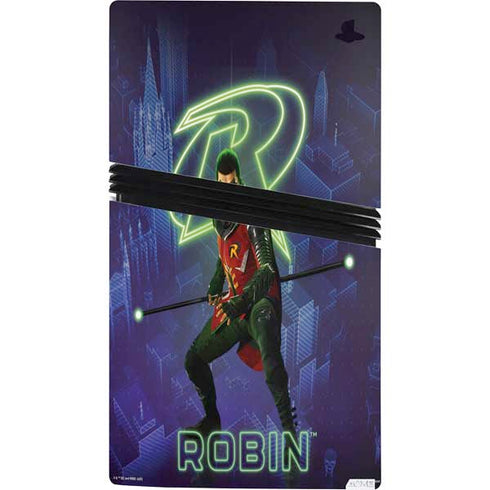 DC Comics Gotham Knights Robin PS5 Pro Console Skin