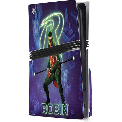 DC Comics Gotham Knights Robin PS5 Pro Disk Console Skin
