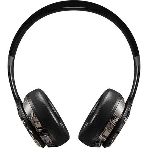 DC Comics Robin Vintage Action pose pattern Beats Solo 4 Wireless Headphones Skin