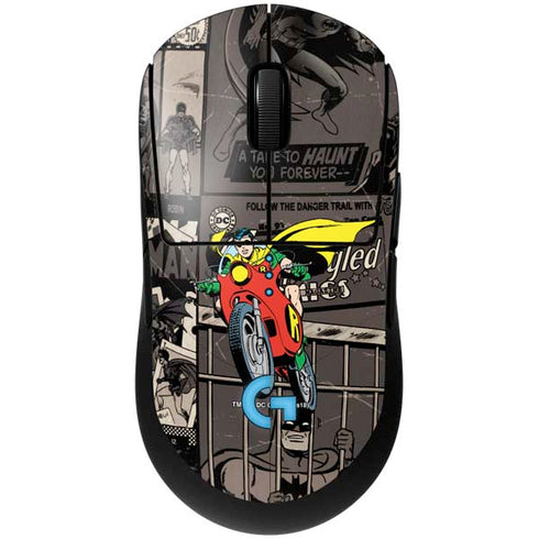 DC Comics Robin Vintage Action pose pattern G Pro Wireless Gaming Mouse Skin