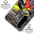 DC Comics Robin Vintage Action pose pattern Galaxy A36 5G Clear Case