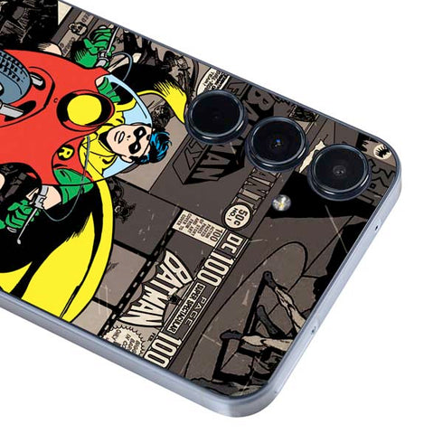 DC Comics Robin Vintage Action pose pattern Galaxy A36 5G Skin