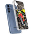 DC Comics Robin Vintage Action pose pattern Galaxy A55 5G Clear Case