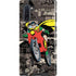 DC Comics Robin Vintage Action pose pattern Galaxy Cases