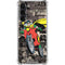 DC Comics Robin Vintage Action pose pattern Galaxy S24 FE Clear Case